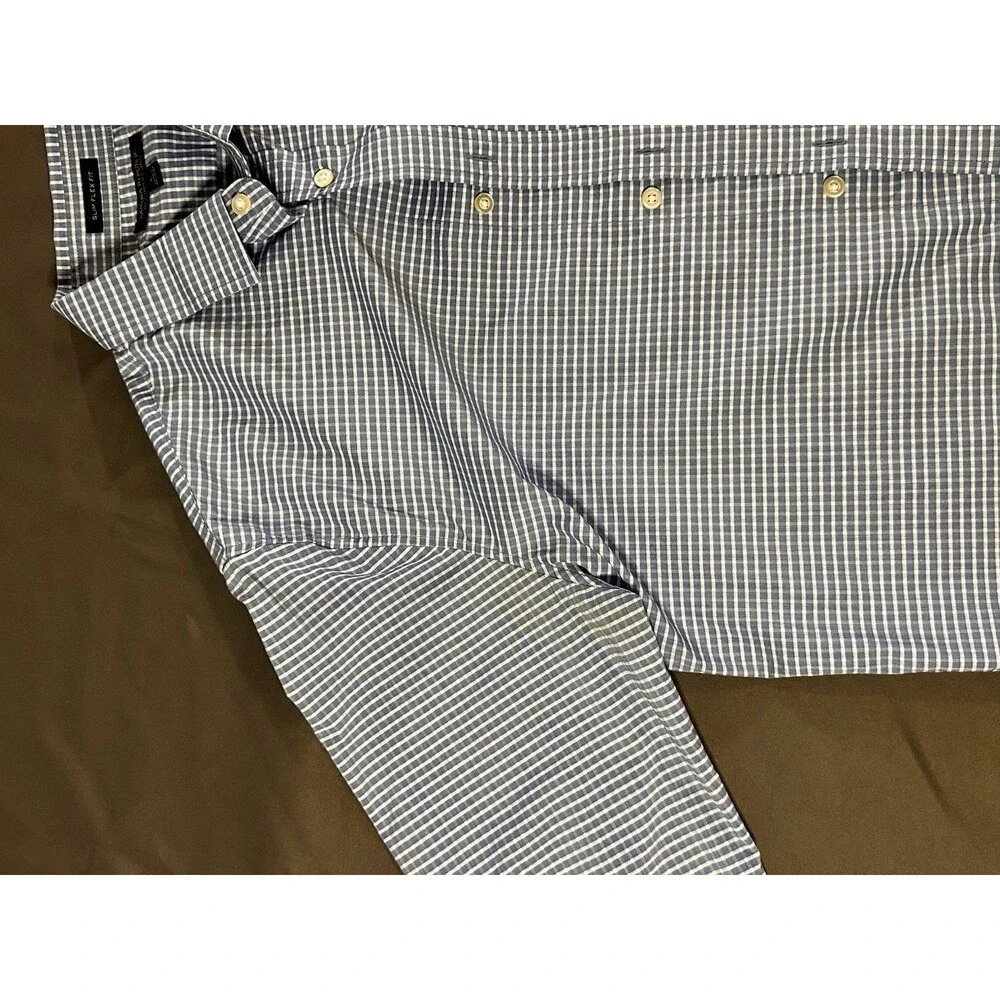 Banana Republic Men’s Slim Flex Fit - Blue - L